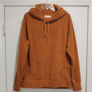 Aeropostale Burnt Orange Fleece Jacket Large